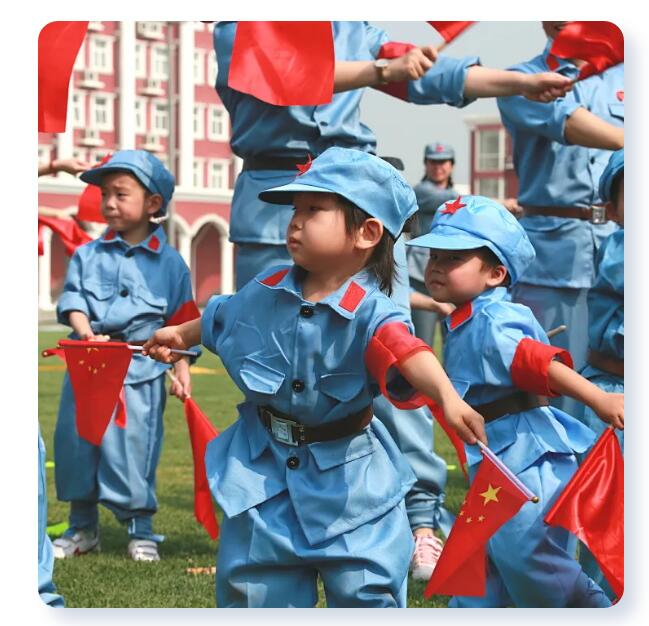 体育爱迪 | 红星闪闪，与爱同行，小小红军庆党生！(图4)
